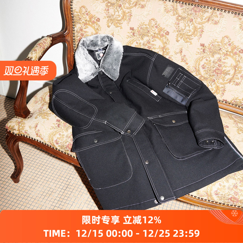 SHINYAKOZUKA宽松工装大衣