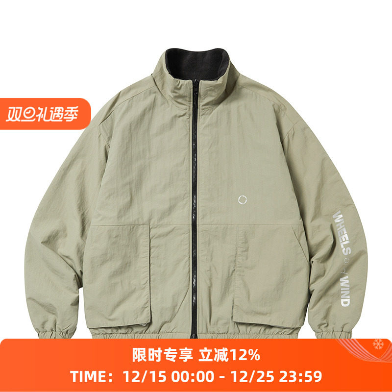 WHEELSandWIND双面抓绒棉服