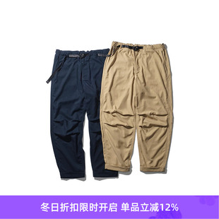 立体剪裁宽松锥形九分裤 Mountain Trousers Research