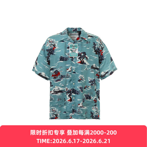 DAIRIKU夏威夷短袖花衬衫