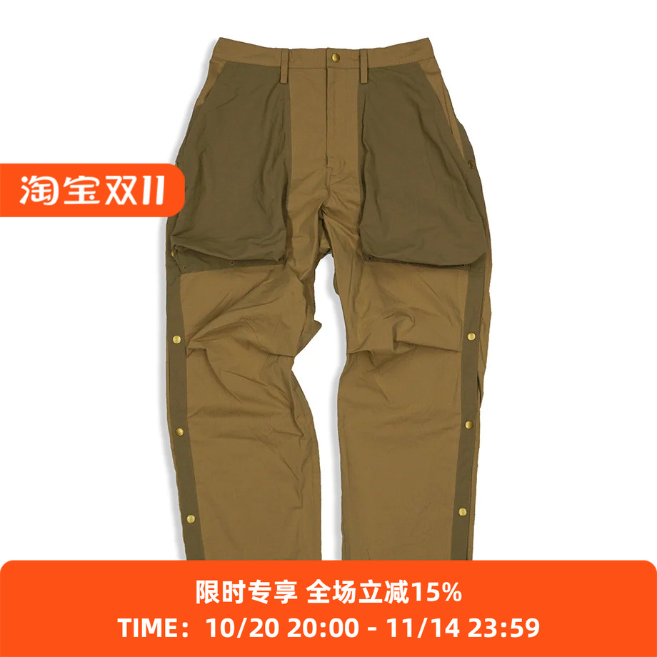 norbit机能搭扣侧开休闲长裤