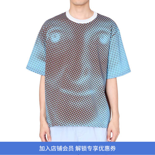 kolor Tee 人像数码印花圆领短袖T恤