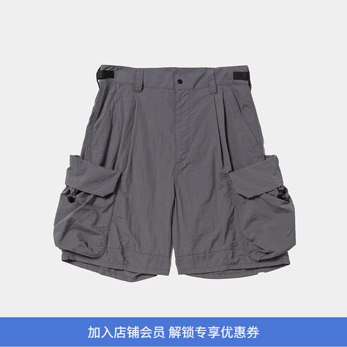 meanswhile Nylon Luggage Cargo 防水防紫外线军事风工装短裤