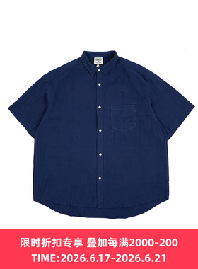 THING FABRICS TF Oversized Shirt日本今治毛巾面料宽松短袖衬衫