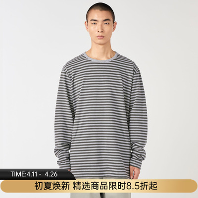 nanamica Stripe Jersey 男女中性款Coolmax透气干爽条纹长袖T恤