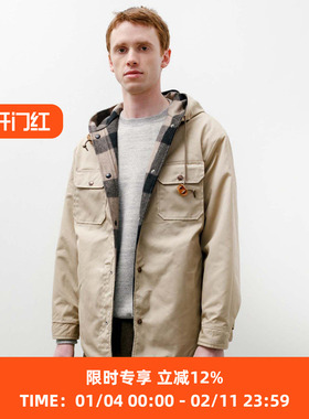 orslow HOODED WOOL JACKET 双面穿Melton羊毛连帽夹克外套