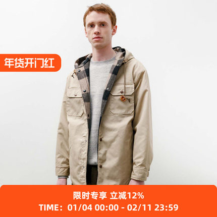 orslow HOODED WOOL JACKET 双面穿Melton羊毛连帽夹克外套