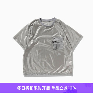 mesh silver 女装 T恤 and 隔热防晒金属银网眼短袖 wander