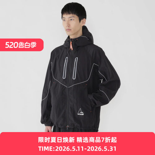 ROA x and wander ripstop wnd jacket 联名款防水防风连帽夹克