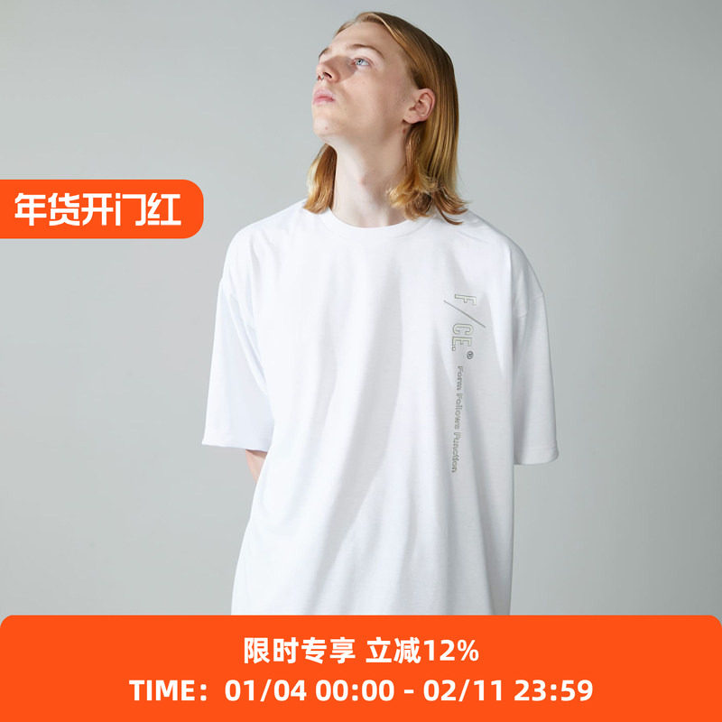 F/CE MODERN BOTANICAL T-SHIRTS 防UV速干印花宽松圆领短袖T恤