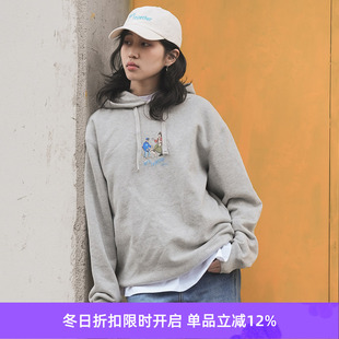 Together 印花套头连帽卫衣 Let Element