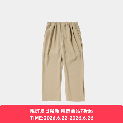 meanswhile Breathable Linen Easy 透湿透气防水机能性阔腿裤