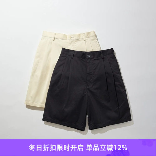 KUON精梳棉面料宽松版短裤