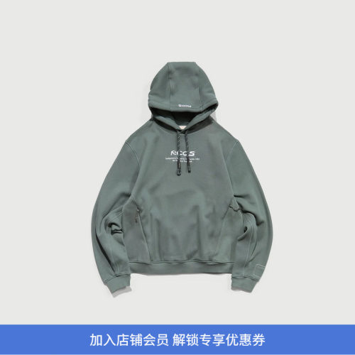 RCOS Script Hoodie - CF 重磅棉刺绣连帽卫衣