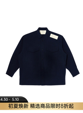 N.HOOLYWOOD CPO SHIRT 男装军事系列超轻量工装长袖衬衫