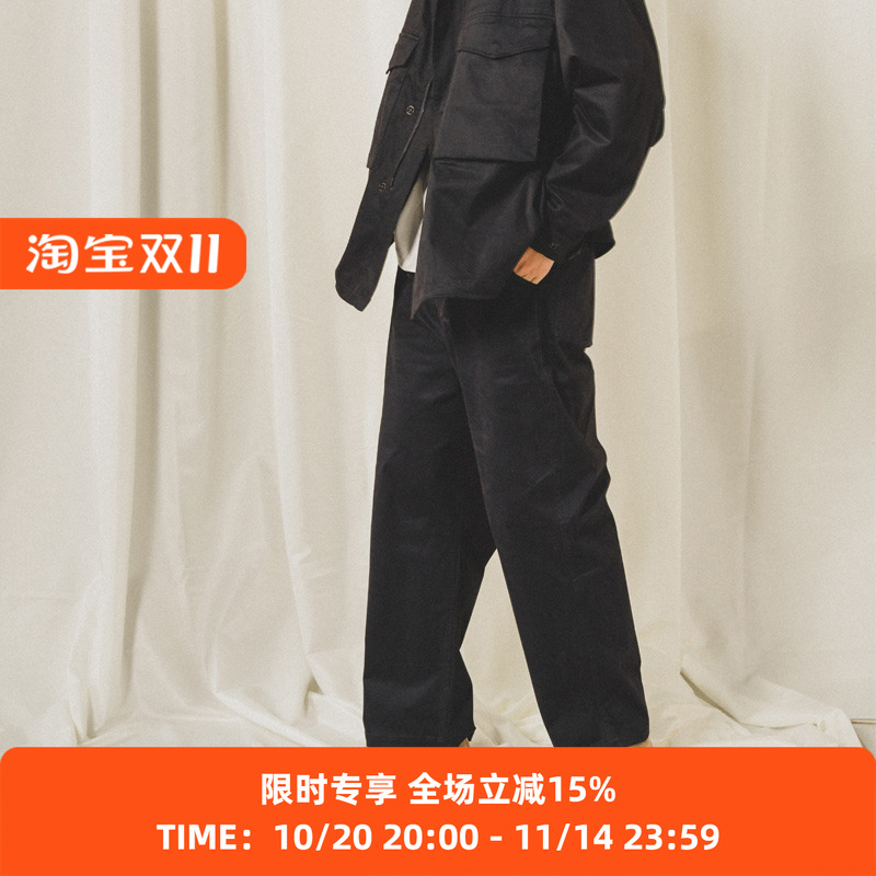 直筒宽版九分裤PRIMEE