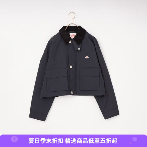 DANTON SHORT JACKET 女装短款复古狩猎夹克 灯芯绒翻领外套