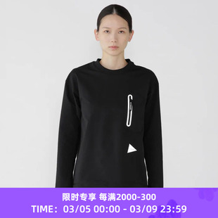 and wander hybrid warm pocket LS T 男女装保暖型长袖圆领T恤