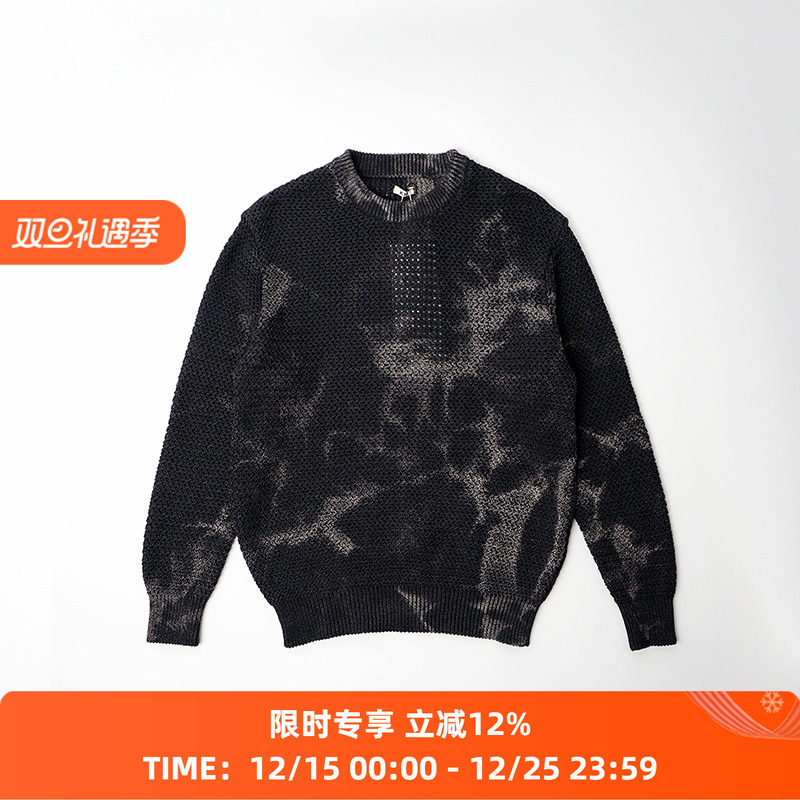 KHOKI和纸针织圆领套头毛衣