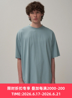 ATON SUVIN 60/2 OVERSIZED T-SHIRT 印度超长苏文棉宽松廓形T恤