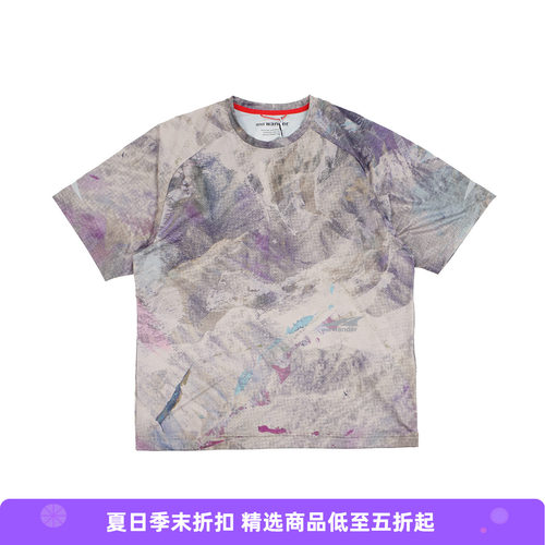ALTRA x and wander graphic SS T联名款速干印花运动圆领短袖T恤