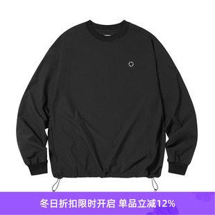 woven water proof WHEELS over WIND pull 套头机能圆领卫衣 and