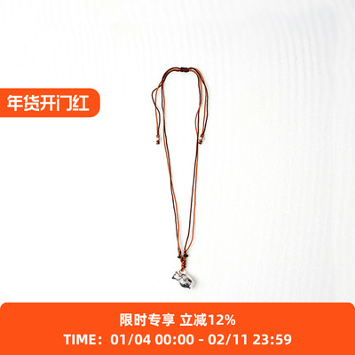 EnSage925银雕刻酒壶项链