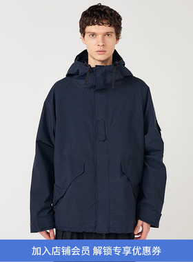 nanamica 2L NYLON GORE-TEX 男女款双层GORE-TEX巡洋舰连帽夹克
