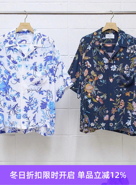 UNUSED x Museo SHIRT 西班牙美术馆合作真丝印花短袖夏威夷衬衫