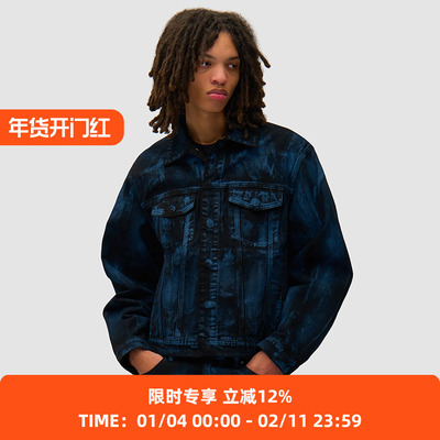 Arte Paint Jacket 手绘涂色牛仔夹克外套
