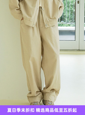 PRIMEE One Tuck Colorfast Denim Pants 单褶水洗牛仔长裤休闲裤
