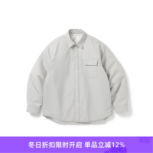 夹棉衬衫 WHEELS 男女中性款 WIND 棉服夹克外套 and