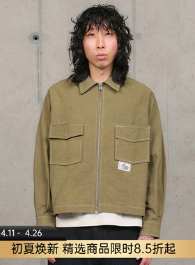 Story mfg 555 JACKET 男女中性款天然植物染色工装夹克外套