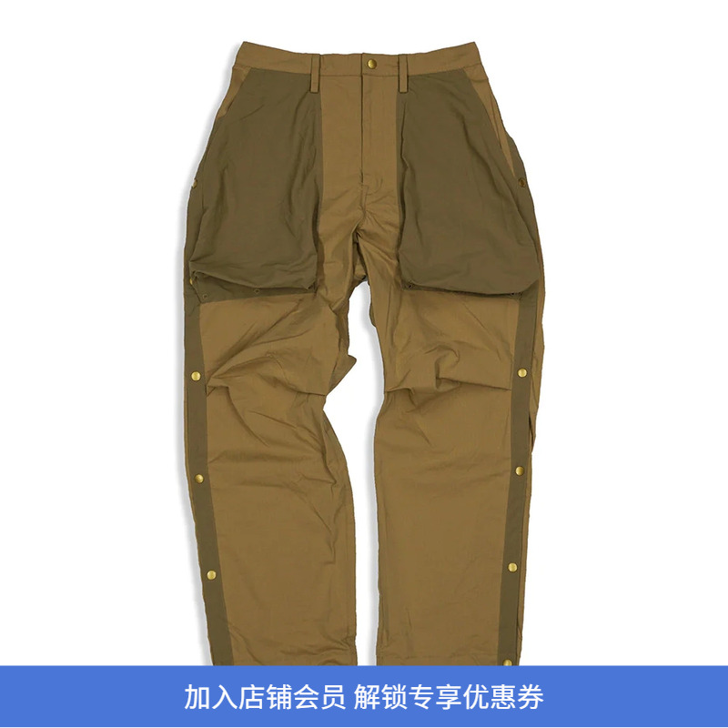 norbit机能搭扣侧开休闲长裤