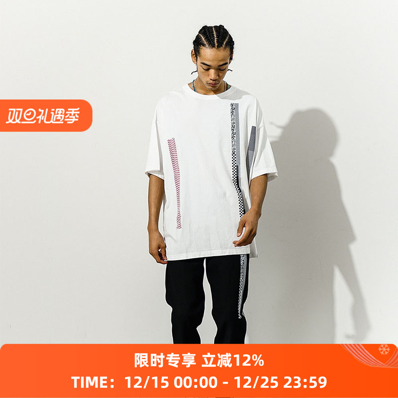 日本印花简约短袖T恤圆领