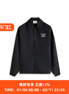 Drole De Monsieur La Veste Slogan 法式复古经典标语教练夹克