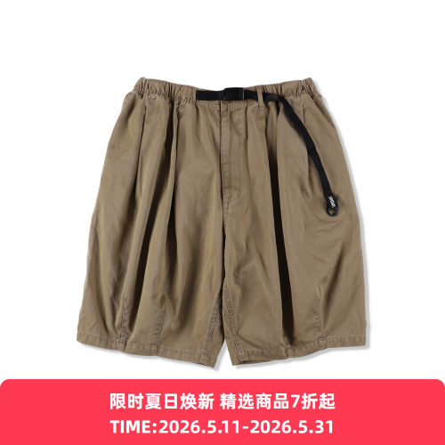 is-ness Balloon Shorts 经典款宽松廓形气球短裤