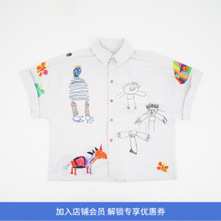 Toogood THE COMPOSER SHIRT 作曲家 男女款艺术家手绘短袖衬衫