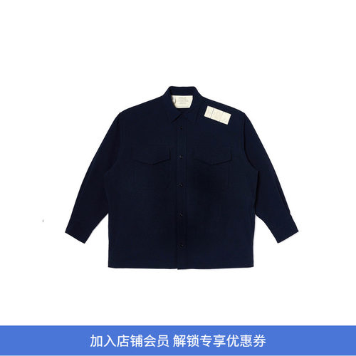 N.HOOLYWOOD CPO SHIRT 男装军事系列超轻量工装长袖衬衫