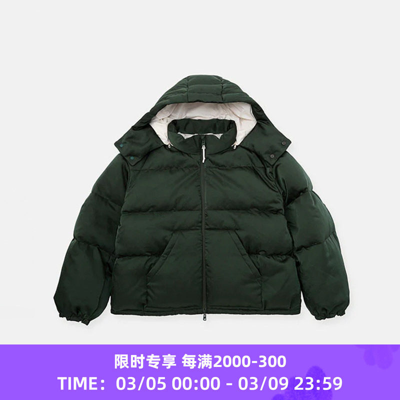 DIGAWEL x F/CE Hoodie puffer联名款宽松廓形男女中性连帽羽绒服