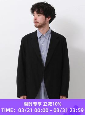 blurhms Silk/Cotton Nep Cardigan Jacket 丝绵混纺开衫夹克