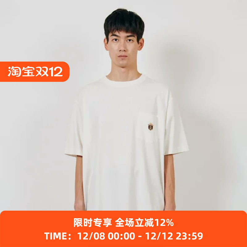 DIGAWELxJ.PRESS刺绣圆领T恤