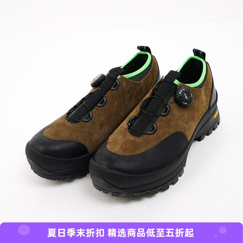 pg OLIVER 机能性系带Vibram底户外风撞色翻毛皮鞋