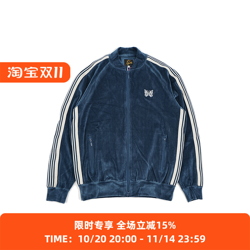 Needles天鹅绒复古运动夹克