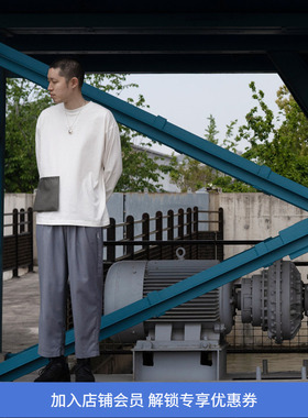 PRIMEE LOOSE L/S TEE CORDURA POCKET 宽松拼色口袋长袖T恤