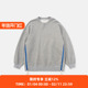 DIGAWEL 侧拉链宽松廓形圆领卫衣 sweatshirt Side zip