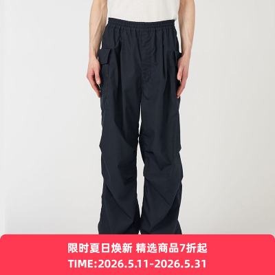 nanamica Cargo Deck 男女款高密度混纺机能性宽松直筒工装裤