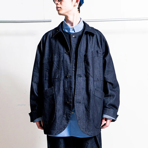 WFELD FlexDura Denim Coverall 机能性轻量牛仔工装夹克外套