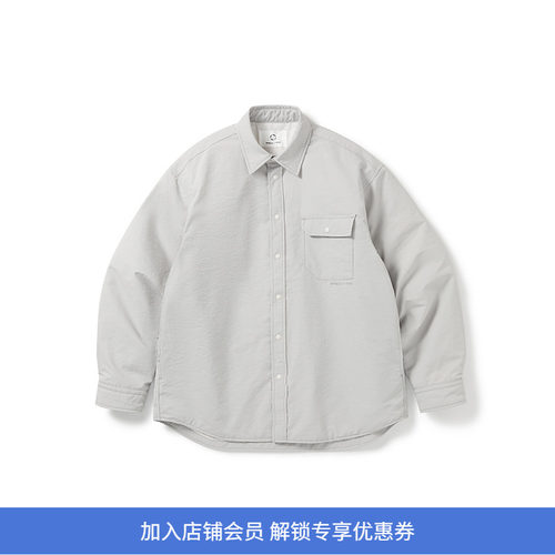 WHEELS and WIND 男女中性款夹棉衬衫棉服夹克外套