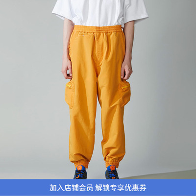 F/CE再生尼龙防风宽松收口长裤